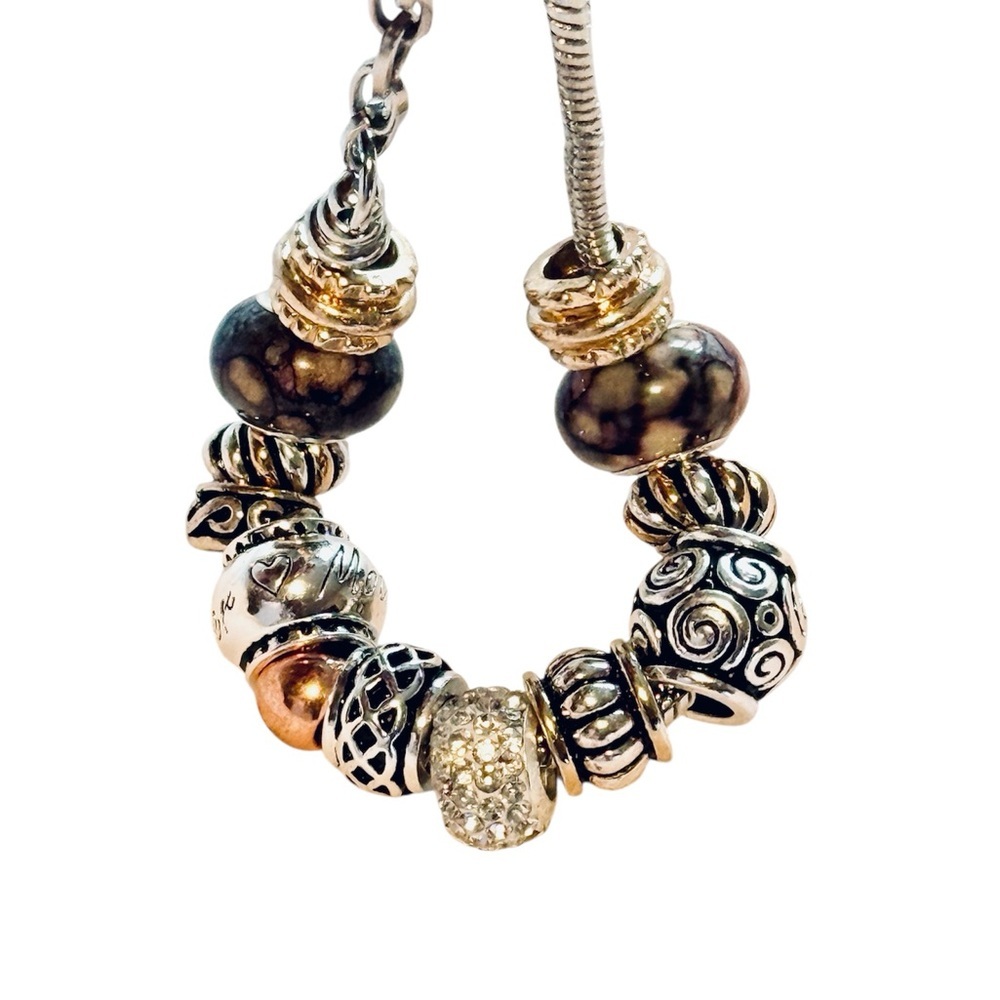 Silver Toned Charm Bracelet